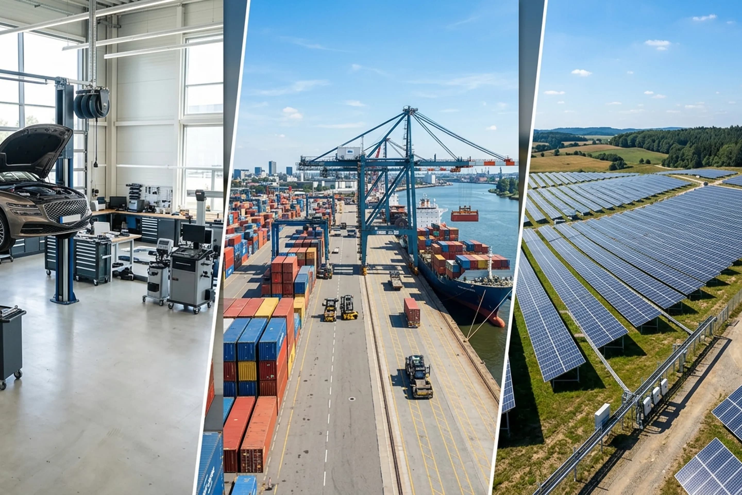 Industrial workshop and infrastructure